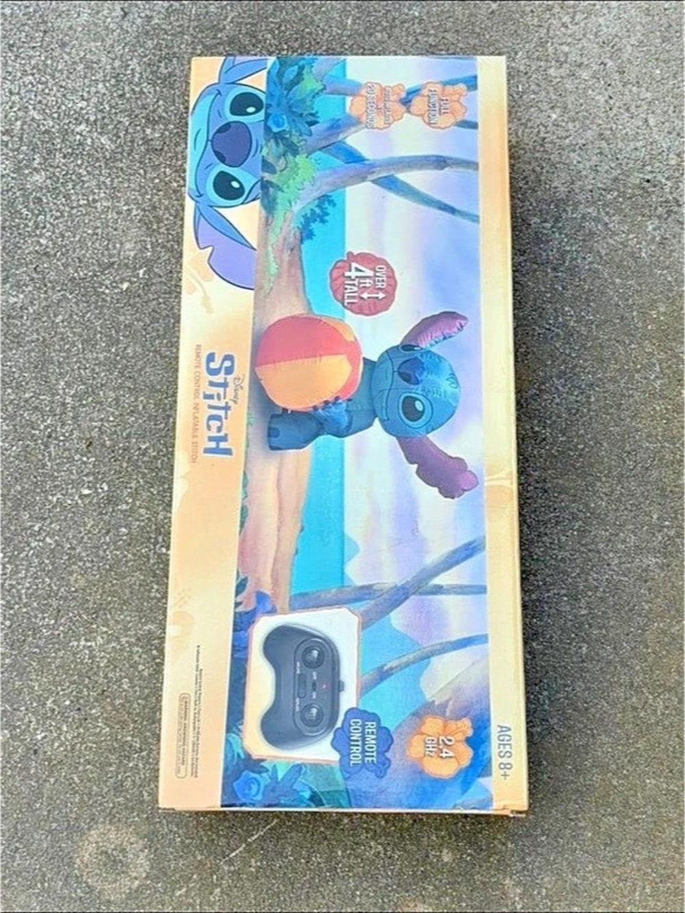 Disney Stitch Remote Control Inflatable Figure Blue